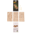 Ugears mini wyścigówka drewniany model do składania puzzle 3D zestaw.png